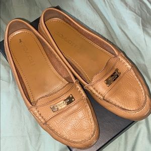 Coach leather loafers